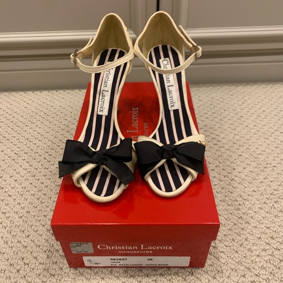 Christian Lacroix Shoes Christian Lacroix Satin Sandals Poshmark